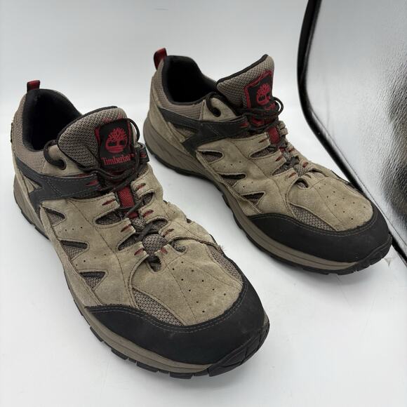 Timberland Boots Mens Size 13 Sadler Pass Low Hiker Brown Gore Tex Leather A1PG3 main image 4